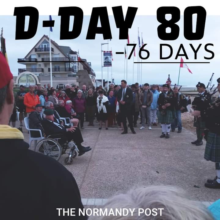 Today marks 76 days until D-Day 80.
#CanadaHouse
#DDay 
#DDay80  
#wewillrememberthem