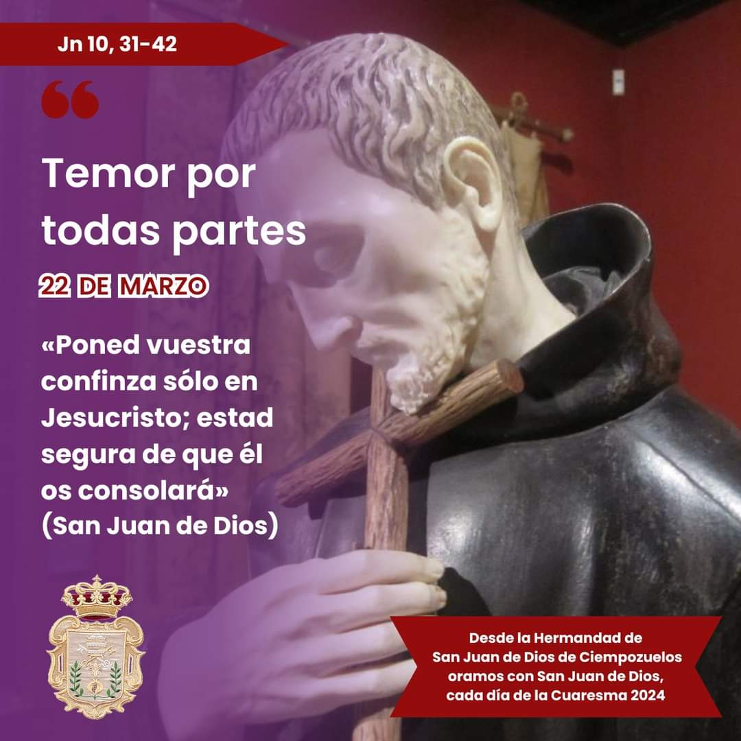 Norka_Risso's tweet photo. 🙏Oramos con San Juan de Dios cada día de la Cuaresma (22 marzo)
🪔Oremos:
https://t.co/XxqZWzGXRz
#CSJD #pasbiopal #HermandadCSJD #Cuaresma2024 #SJD #Evangelización #OremosJuntos https://t.co/2rE3STeMIO