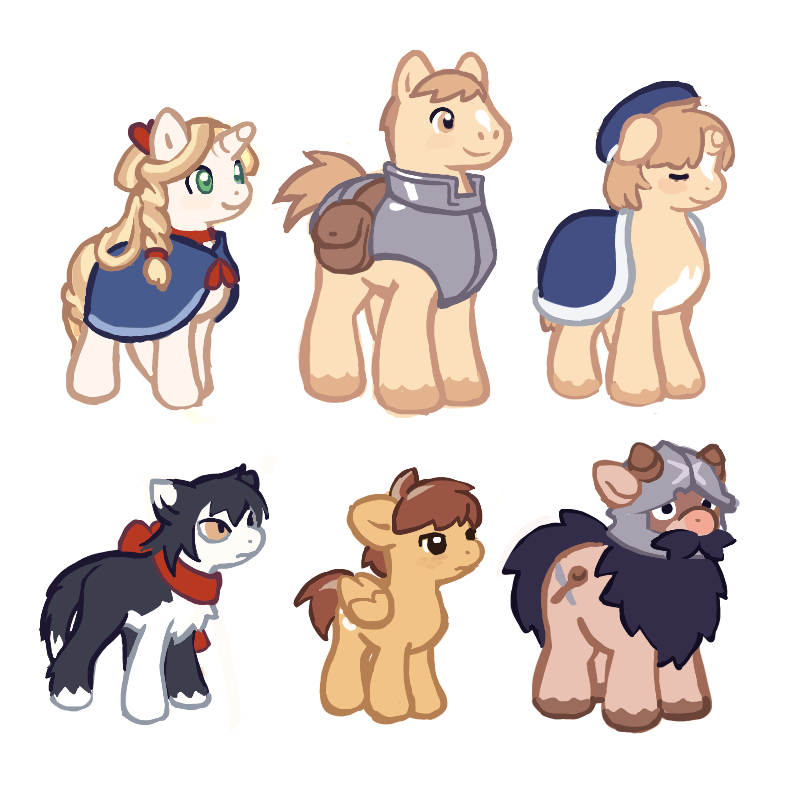 cetcil's tweet photo. dungeon ponies https://t.co/olDcLboFMY