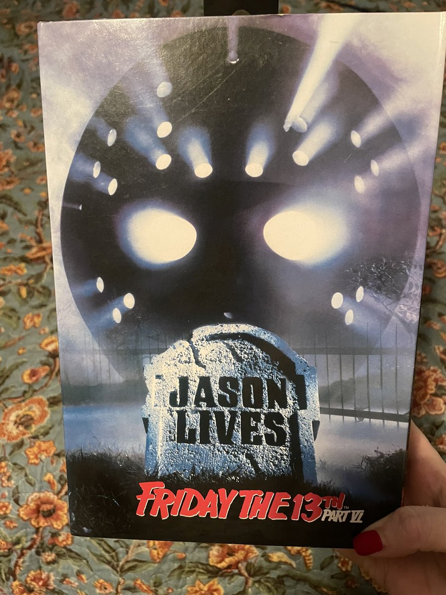 Ali_StarsGrl91's tweet photo. So I won this while watching Vincente being interviewed by the A Worthy Addiction YouTube channel. It’s signed by C. J. Graham. I was so excited because Jason Lives has become my favorite Friday that isn’t a Never Hike Alone. #TeamJarvis #TeamThom #NeverHikeAlone https://t.co/5QY5l4QoHy