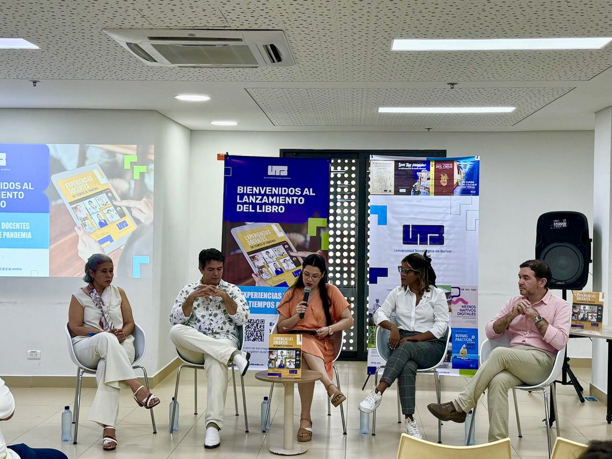 En el lanzamiento libro Experiencias Docentes en Tiempos de Pandemia <a href="/utboficial/">UTB Oficial</a> que resalta seis prácticas de profesores de distintas facultades que iniciaron durante la pandemia y se mantienen, fui una de ellas 🤍 Amé compartir con mis compañeros, fue realmente especial