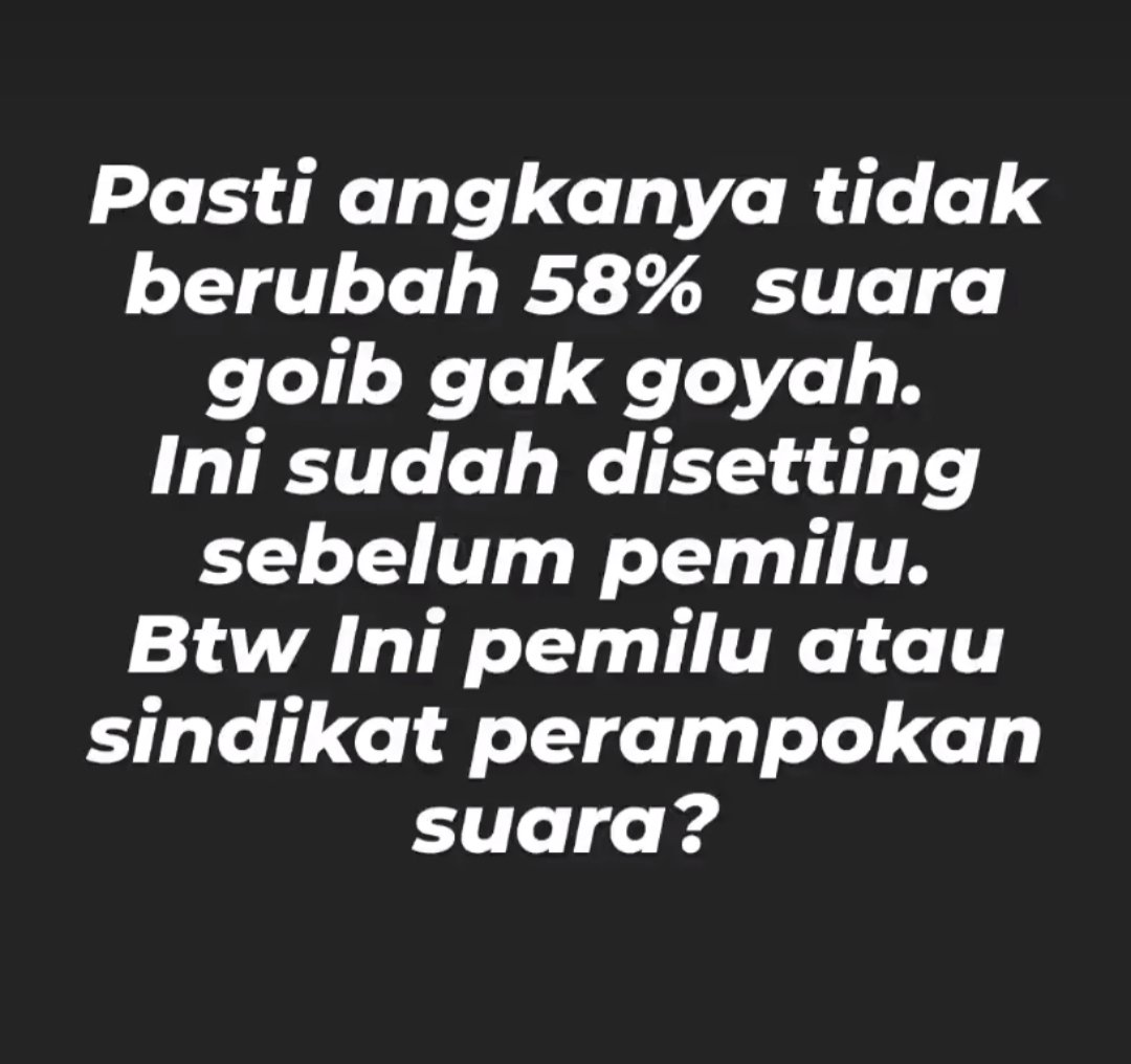 Keetania's tweet photo. @Gerindra @prabowo @gibran_tweet Suara kemenangan...suara siluman https://t.co/MqKiY3MN7Z