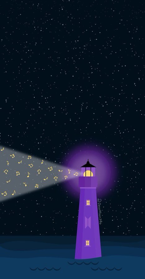 hobiskiss's tweet photo. What a beautiful image below - cr to @DearMoon246 🥹💜 Thank you #BTS for being a loving guiding light in the darkness! ARMY will stay by your side...Apobangpo!!!! 
#BTSARMYPROMISE2025 @BTS_twt https://t.co/bibiPRTxpP