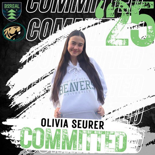 We are excited to announce that @oliviaseurer has decided to continue her athletic and academic career playing for Bemidji State University❗️🦫🪵⚽️ #rollpines #beavernation #boreal #collegelevel #recruited #playbfc