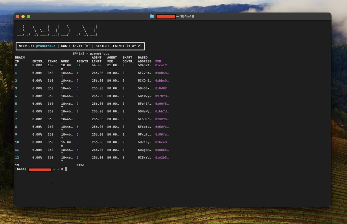 0x1ee7's tweet image. I have to say... Prometheus is one of the smoothest test nets I have yet to play with. Basedcli is extremely intuitive. Tutorial coming soon ⏳

@pepecoins @getbasedai #BasedAI