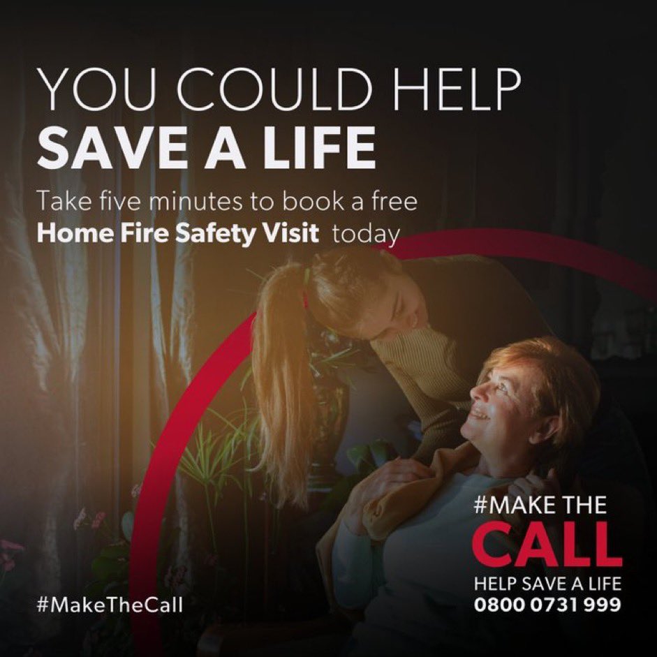 KillinFire's tweet image. It can take less than two minutes to make a call which can save lives. Are you a carer, family member or know someone who may be at risk of fire in the home? #MakeTheCall - book them a free Home Fire Safety Visit now with their permission. 🚒🔥🏡 firescotland.gov.uk/contact-us/hom…