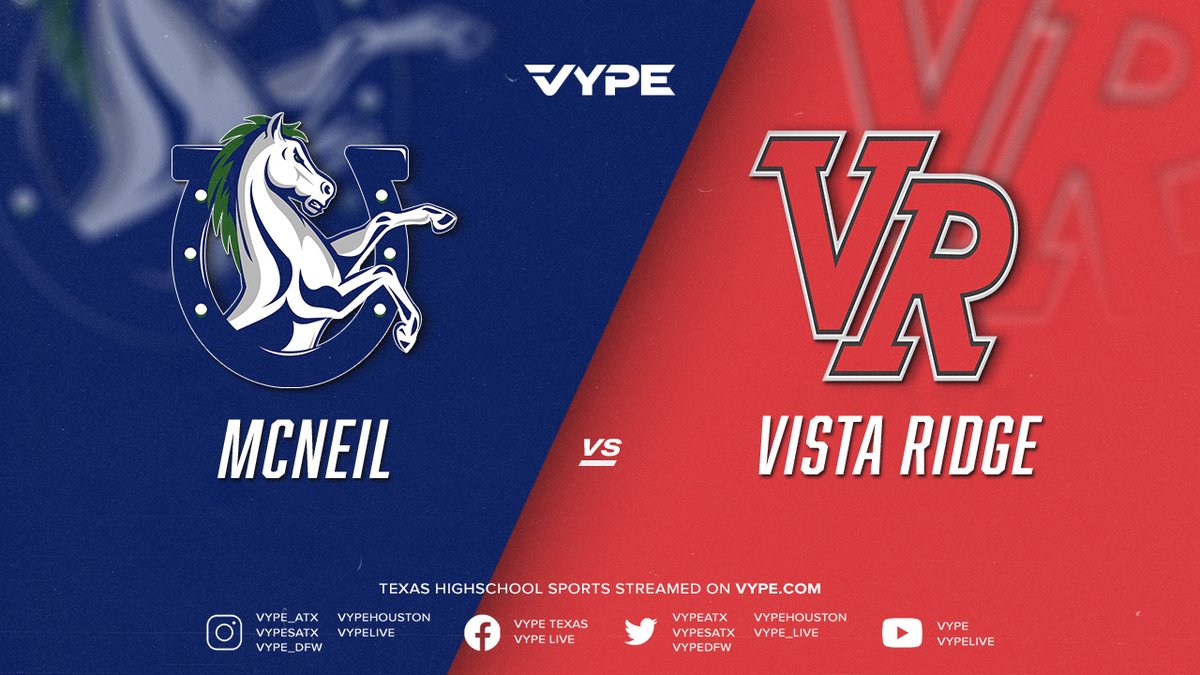 WATCH TONIGHT - Baseball: McNeil vs. Vista Ridge @vypeatx @McNeilBaseball @vrhsbaseball vype.com/7-30pm-basebal…