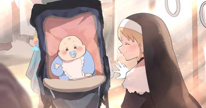 「赤ちゃん おしゃぶり」のTwitter画像/イラスト(新着)