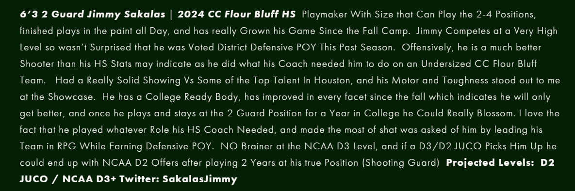 Thank you for the write up Coach V
@UCExposure
It was a great showcase
<a href="/RcsSports/">Jim Hicks</a>
and I appreciate the coaches who took the time to coach us and those who came to watch #WonTheDay