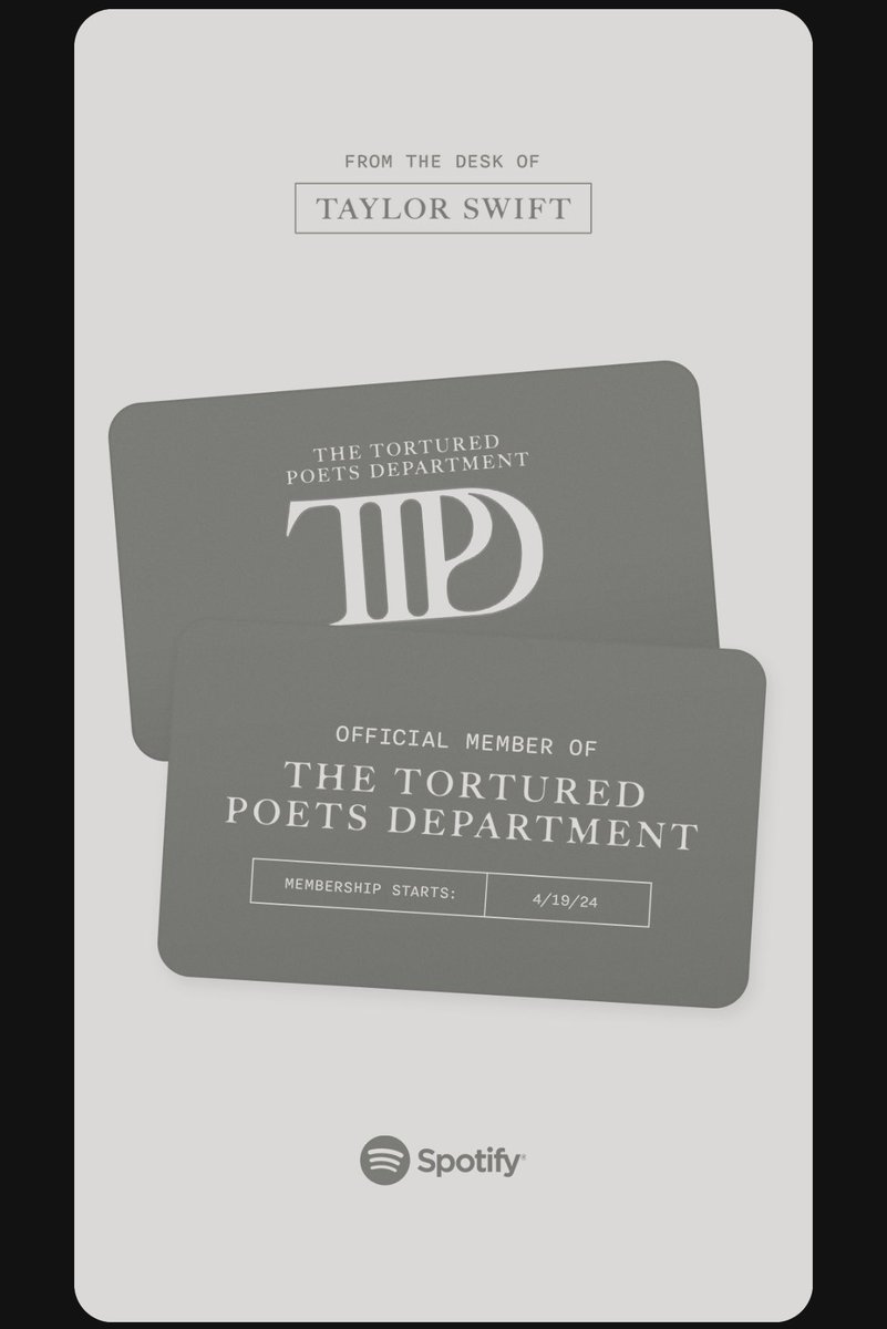 scream4rhi's tweet photo. Officially STOKED!! For what?? I don’t know yet but IM READY FOR IT!! 🤍🖤 #TaylorSwift #THETORTUEDPOETSDEPARTMENT https://t.co/TzS4MK2Hhk