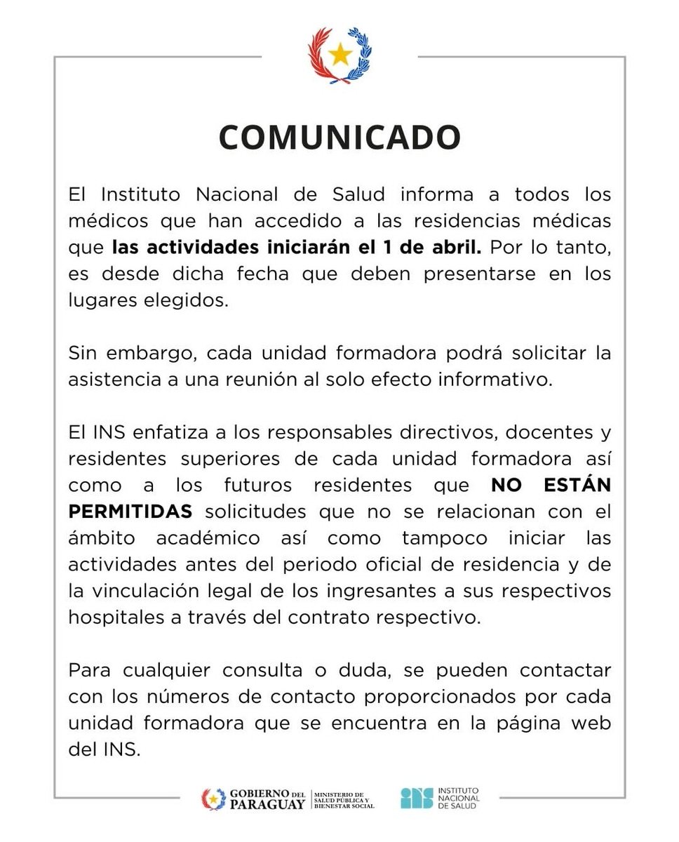 Los Federicos que siguen siendo R1 hasta el 31 de marzo: Peguejymake de sus arasa mata. "Sólidos" sus deseos de figurar. Dale poder a un resentido y conocerás a un miserable he'i voingo. El <a href="/InstitutoPy/">Instituto Nacional de Salud Py</a> ya socializó un comunicado.