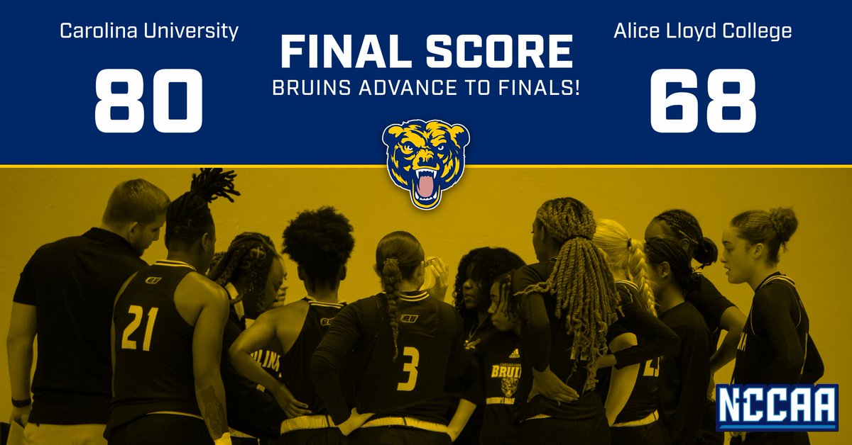 Carolina University Athletics tweet media