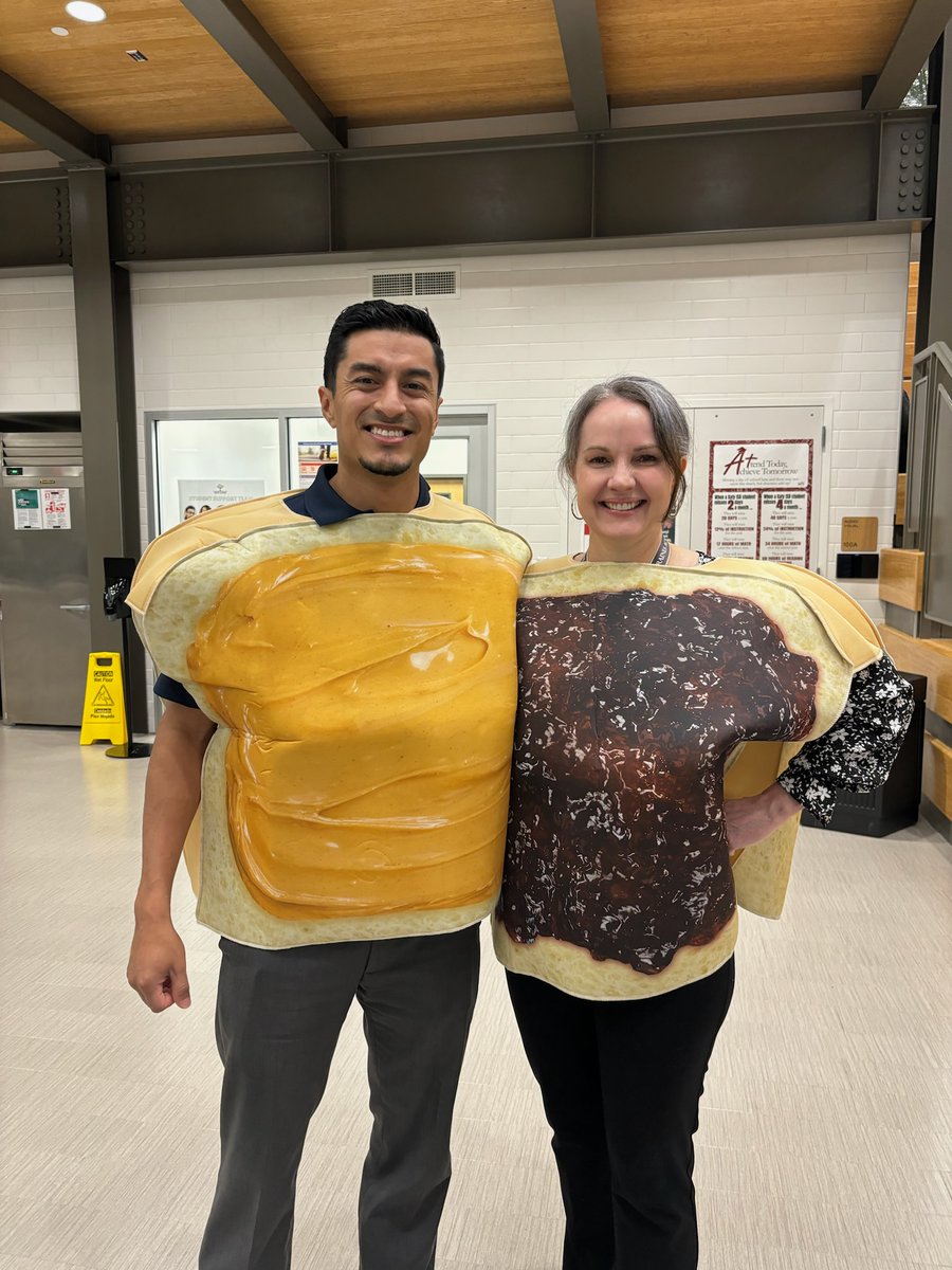 Dynamic Duo Day @RainesAcademy a little PB & J #leadingtheway2324