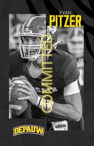 Evan Pitzer (@pitz_evan) on Twitter photo Excited to announce my commitment to the University of DePauw! Special thanks to my family, friends, teammates, coaches, and everyone else who has helped me achieve my dream! <a href="/qbdietz/">Brett Dietz</a> <a href="/MasonEspinosa1/">Mason Espinosa</a> Excited to announce my commitment to the University of DePauw! Special thanks to my family, friends, teammates, coaches, and everyone else who has helped me achieve my dream! <a href="/qbdietz/">Brett Dietz</a> <a href="/MasonEspinosa1/">Mason Espinosa</a>