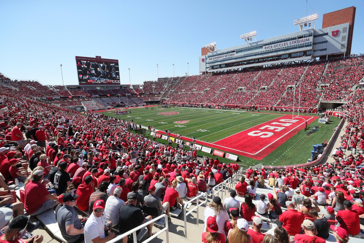 Best College Football Stadium Round of 64 4. Iowa State v. 5. Utah Poll below⬇️