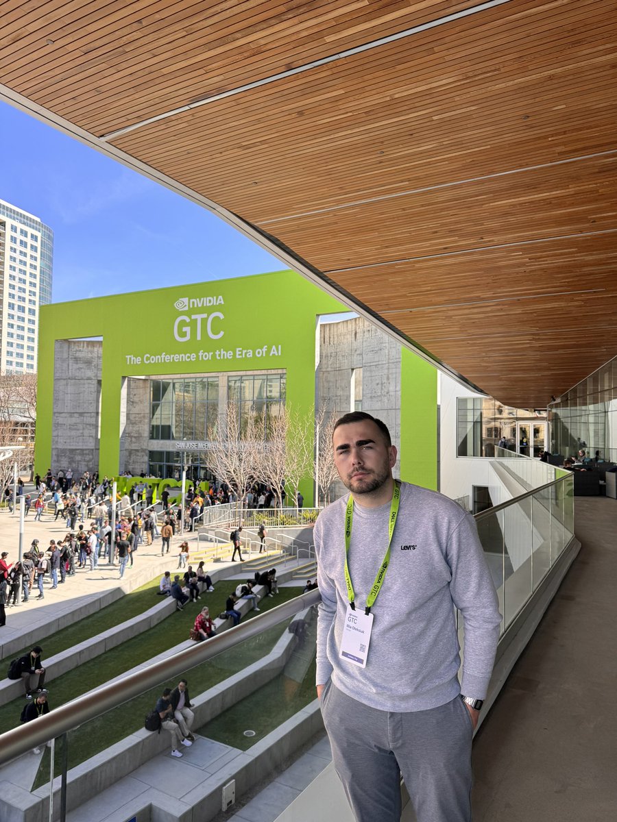 illia_oleksiuk's tweet image. Just returned from @NVIDIAGTC - The conference for the Era of AI 🤖 

Amazed and inspired by how technology is revolutionizing our world 🌍 

The future is here, and it&apos;s incredible!

#NVIDIA #NVIDIAGTC #NvidiaGTC2024 #ai #ArtificialIntelligence #MachineLearning   #DeepLearning