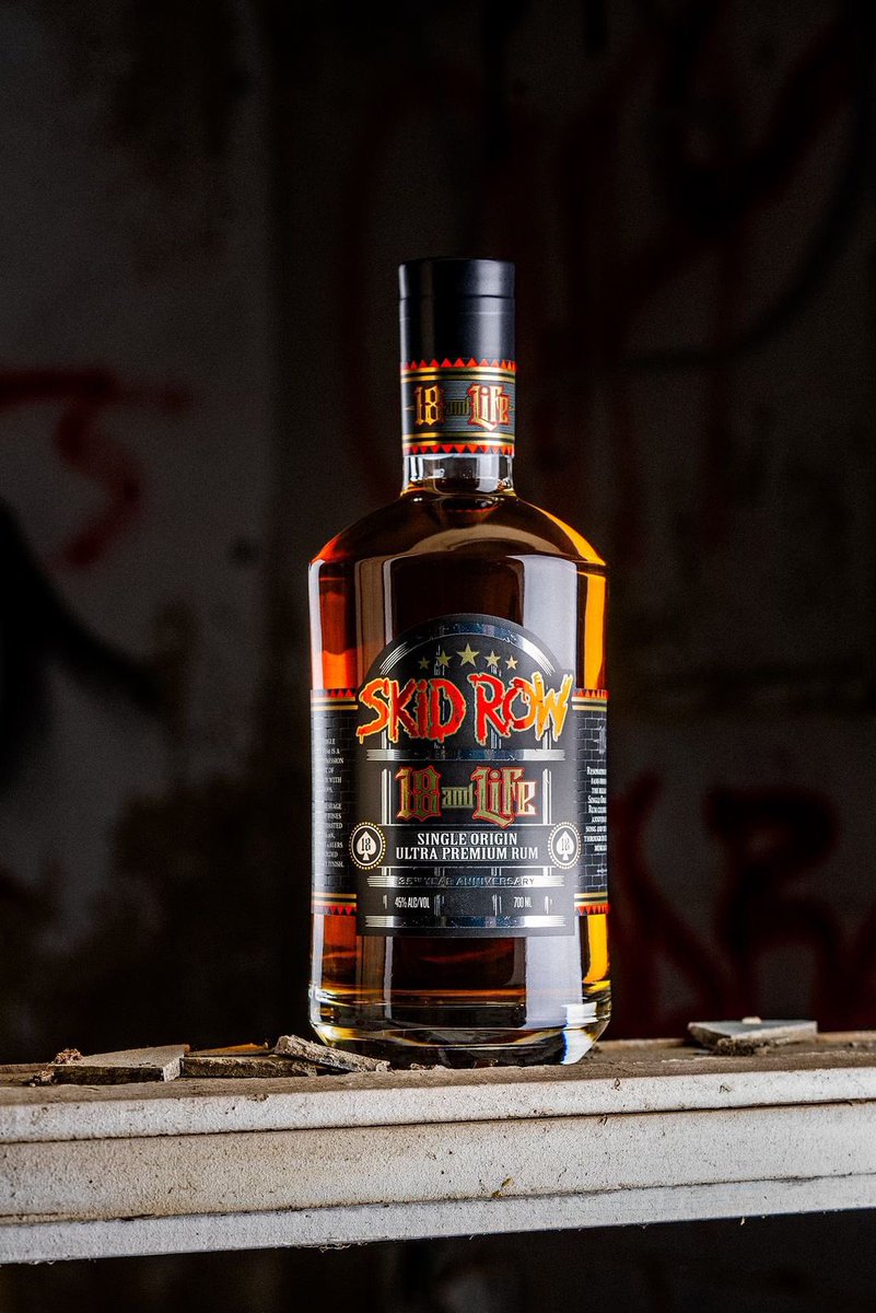 Attention fans in North America Skid Row's '18 and Life' Ultra Premium Rum is now available to order 🥃 Aged 18 years and ready to pour... lovescotch.com/products/skid-…