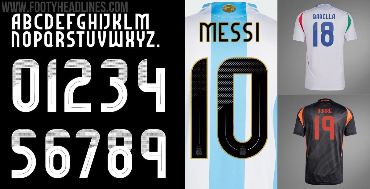 COLKITSSOCCER's tweet photo. Fuentes / Fonts Copa america 2024/ Fonts Alemania 2024 
 #futbol #kits #eFootball2024
@NicoKitMaker @jp_kits @CARLOSFIGU81794
@bm_kits @Piru87_kitmaker @Argentina
@afa @leomessisite @tiger_pes @Nono1978Amc @jp_kits @jean_penot 

👇 LINK 👇

link:https://t.co/720oAFOAr8 https://t.co/eOfB9VWXOv