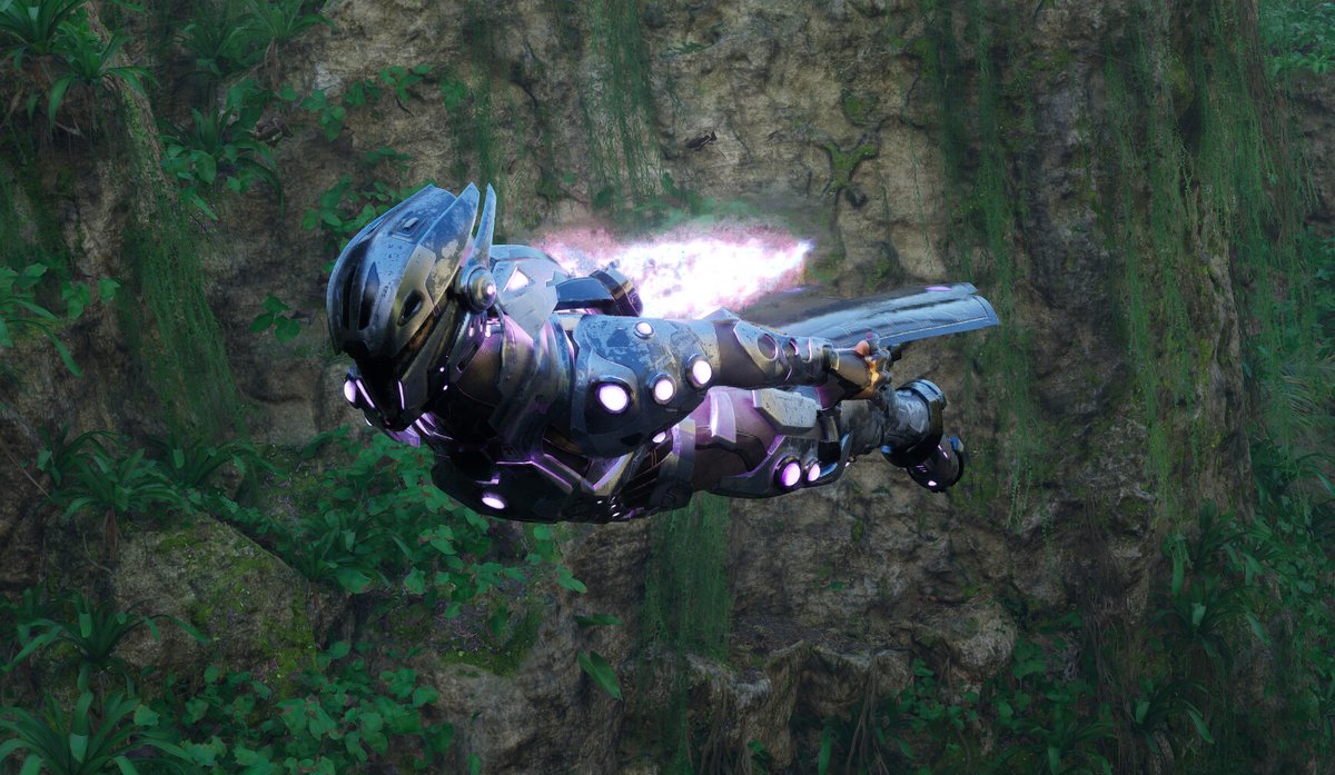 gamespark's tweet photo. パワードスーツを身にまとい、ジェットパックで���び回り、惑星をエイリアンから救い出せ！オープンワールドMMOアクション『EV2』新映像
https://t.co/UPUOlJqsx3 https://t.co/d2zQYRhStp