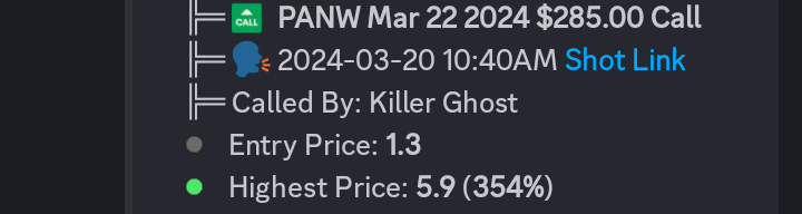 GhostReaperKS's tweet photo. $PANW 354% swing @KingStTrading https://t.co/k8lGh3rUNI