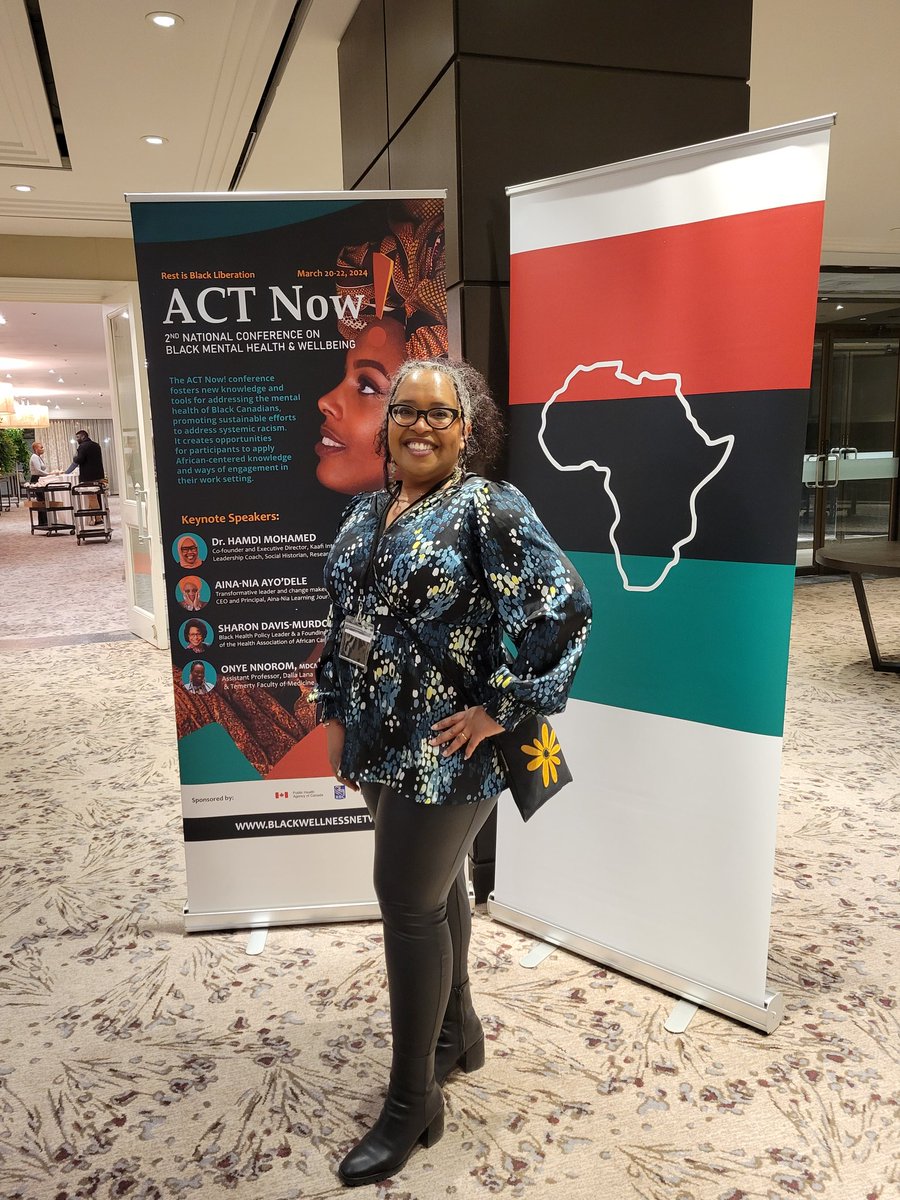 mlgregoire's tweet photo. Super excited
to participate, learn and rest at #actnow
#blackmentalhealth
#restasliberation national
conference. #actnowconference2024
Learning from great
speakers.
Kudos to @TAIBU_CHC CEO Liben
Gebremikael and team.
Repping @allianceontario
#Blackrest
#Blackrestasliberation https://t.co/OgPyUafLid