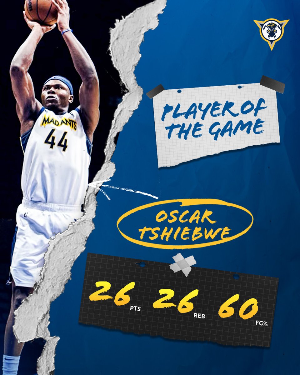 a quiet night from Oscar Tshiebwe 😌 -26 PTS & 26 REB -24th double-double -6th 20/20 game -set new franchise single-season rebound record