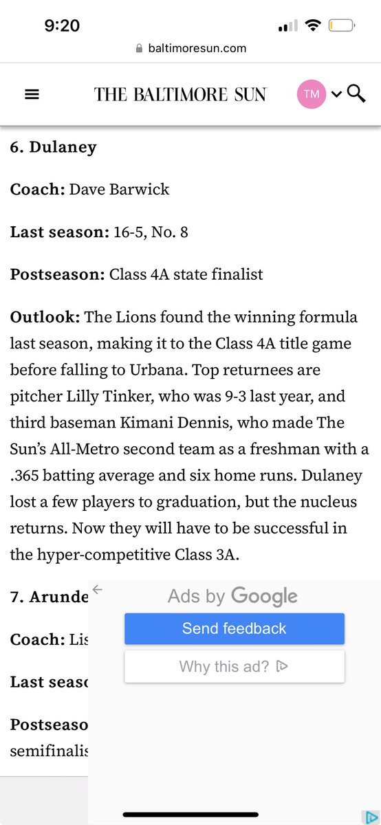 DHSLionSoftball's tweet photo. We mean business. https://t.co/5mVzuJswE2