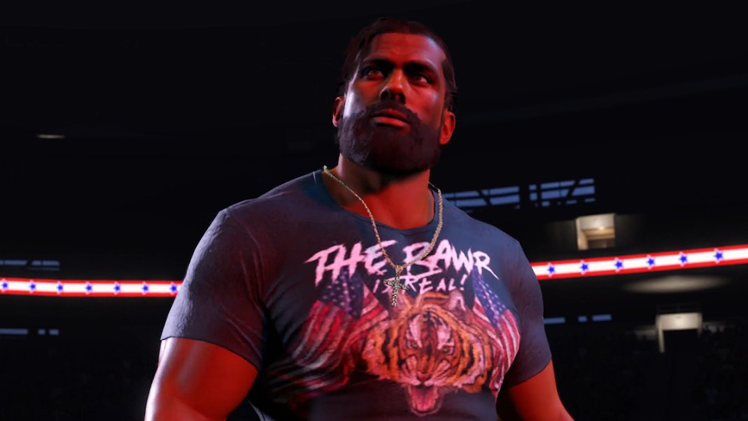 🇺🇸🐯#THERAWRISREAL #WWE2K24