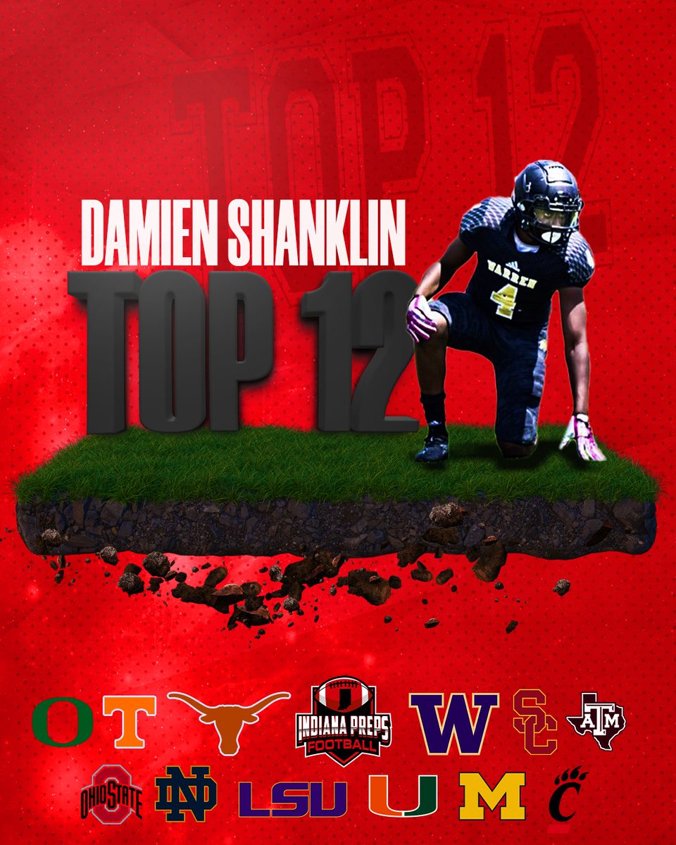 Landing spot for one of the country’s top defensive line prospects? Warren Central EDGE Damien Shanklin. #inpreps