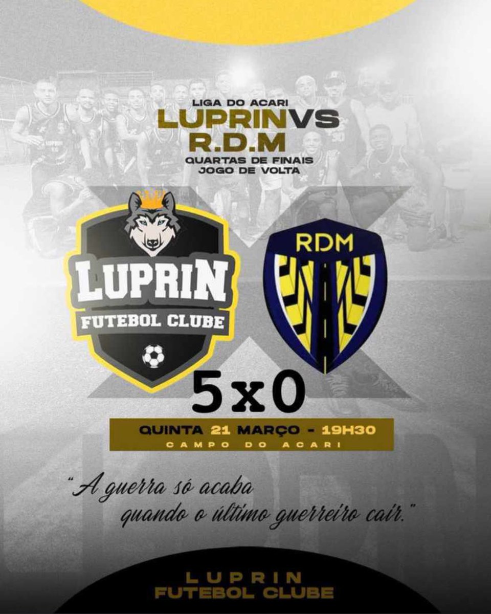 pedro_mariins's tweet photo. Perdemos semana passada por 3 a 1. Mas a nossa rapaziada prometeu reverter isso. Pezinho no chão. Máximo respeito a rapaziada do #RDM, mas hoje deu #Luprin. 5 a 0! Estamos na semi ⚽️🚀📝 https://t.co/isH9JMv6eH