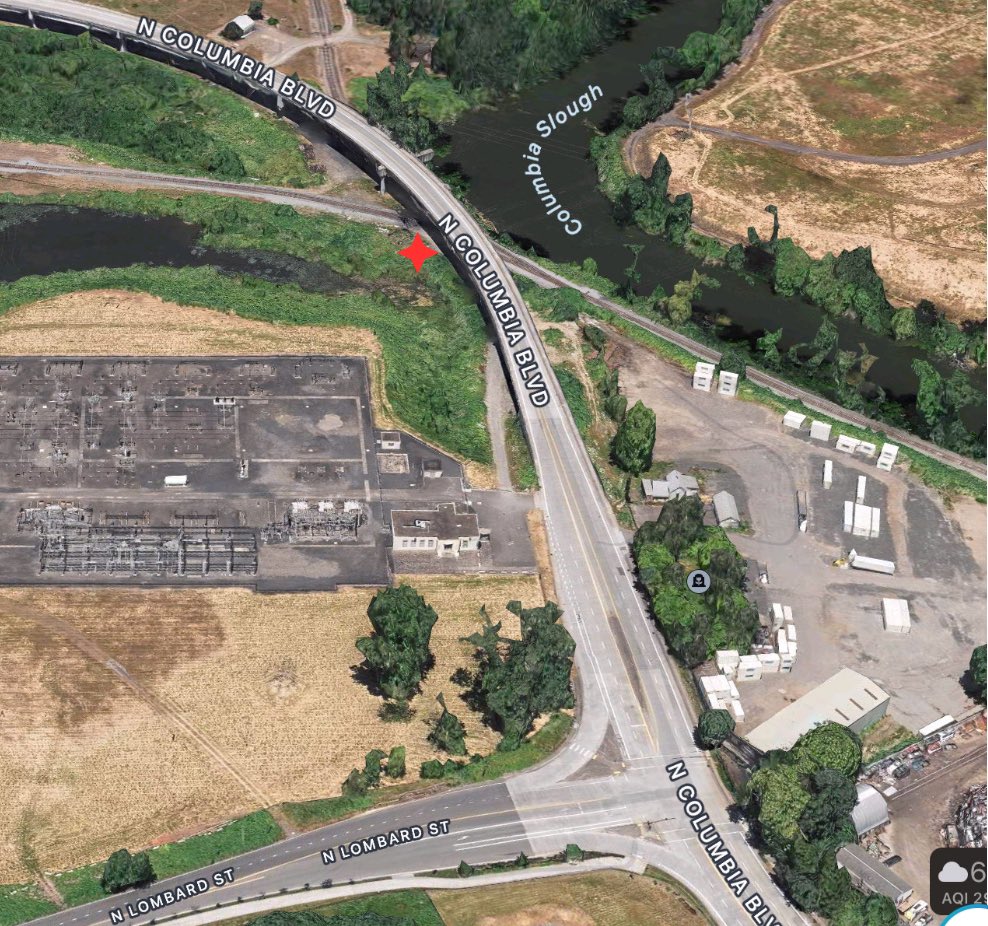 Advisory: Sewage release under N Columbia Boulevard north of Lombard Street leads to road closure, overflow to Columbia Slough <a href="/PBOTinfo/">Portland Bureau of Transportation</a> portland.gov/bes/news/2024/…