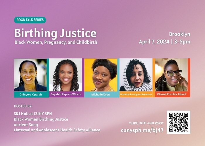 Yesssssss. Can’t way to be in space with these great women and talk #BirthingJustice