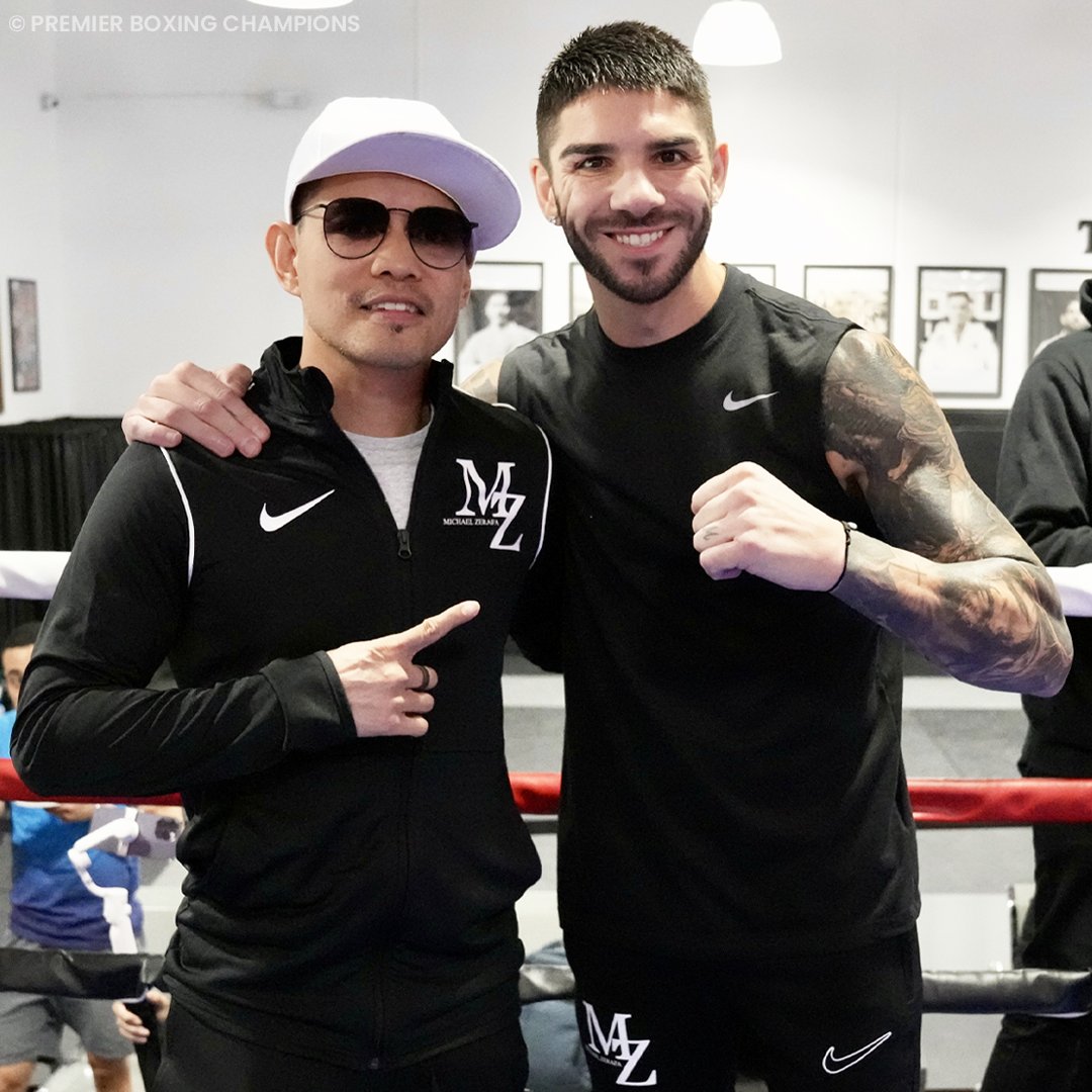 Could Australia crown its latest world champion this month? Michael Zerafa faced off with WBA titleholder Erislandy Lara at today's media workout in Las Vegas. #ozboxing #boxing #TszyuFundora