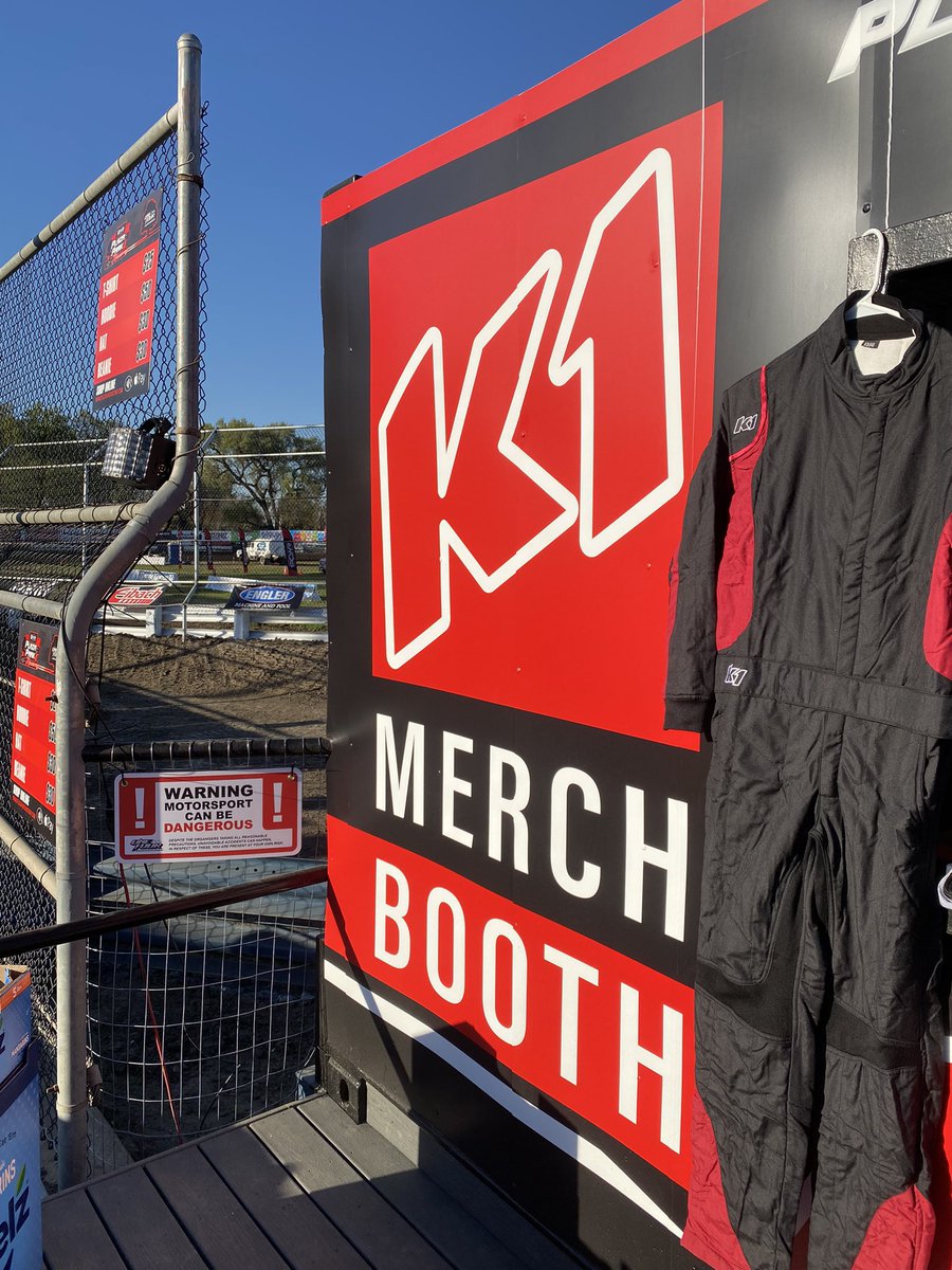 Night 2️⃣ is off and rolling for the #K1RaceGear @KKM_67 Challenge at @PlazaParkRace! Come swing by the K1 Merch Booth on the Front Stretch for all your #K1RaceGear needs - or fitted for a custom suit! #WinnersWearK1