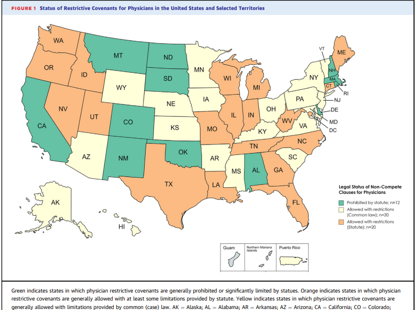 Non-compete agreements (restrictive covenants) in healthcare are unethical and interfere with the doctor-patient relationship. At least 12 states ban them but not in Maryland. @AmerMedicalAssn @ACCinTouch @ACCMaryland @AcpMaryland @MedChiupdates @FTC are adamantly against them.