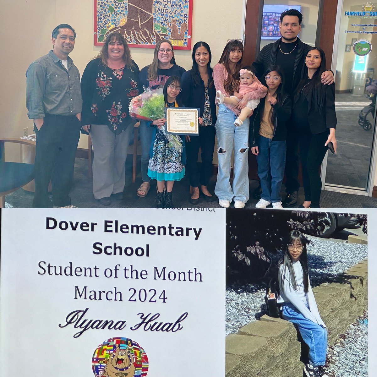 So proud of the Student of the Month @Dover_Bulldogs #rockstarstudent