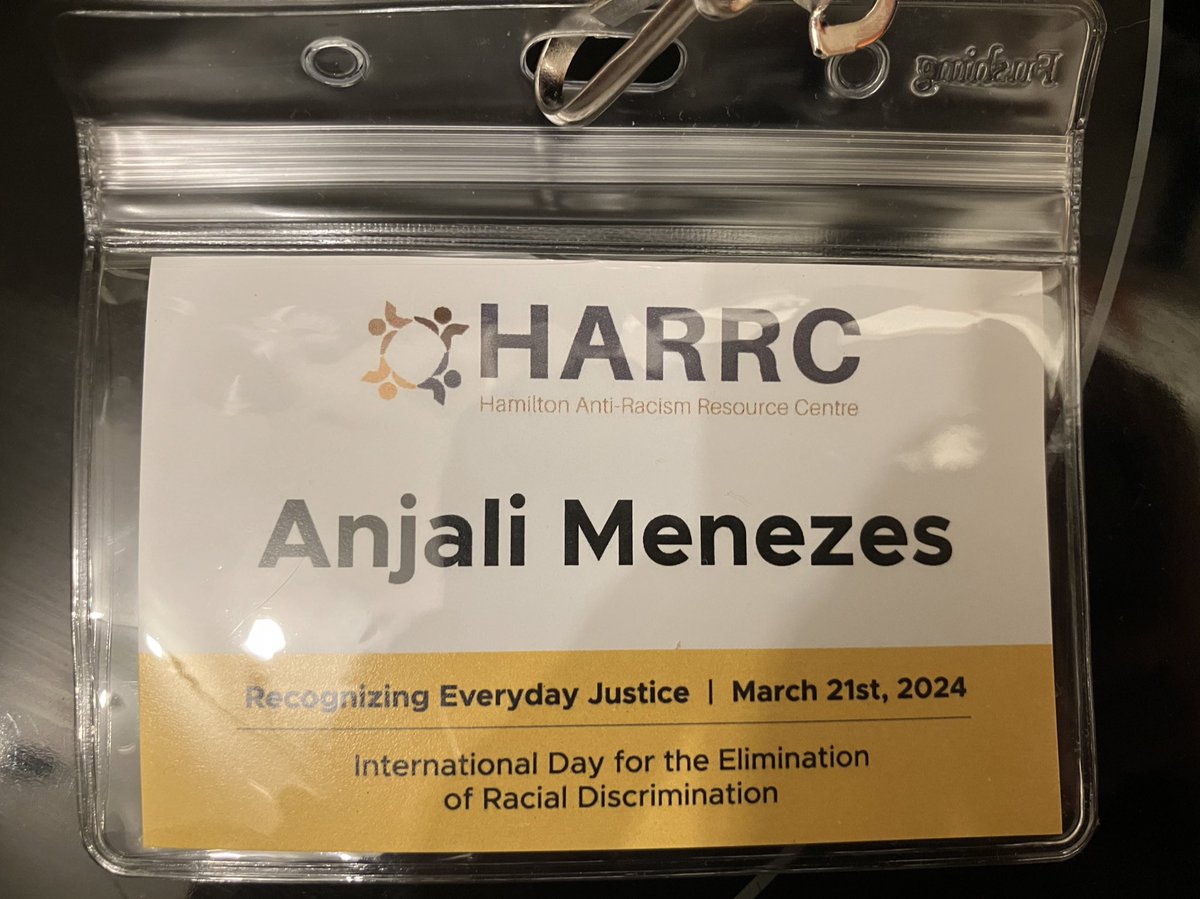 Had such a wonderful time that I didn’t take any pictures. So wonderful to listen and learn from everyone in the room and to see our communal commitment to building an Anti-Racist Hamilton Thank you to @HamiltonARRC and @LyndonGeorge1 for your leadership + organizing