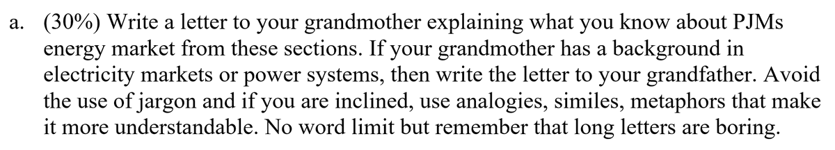 tylerhnorris's tweet photo. Answer honestly: could you imagine a better question for a graduate-level power markets course, ever? https://t.co/7dr5ZMqnKQ