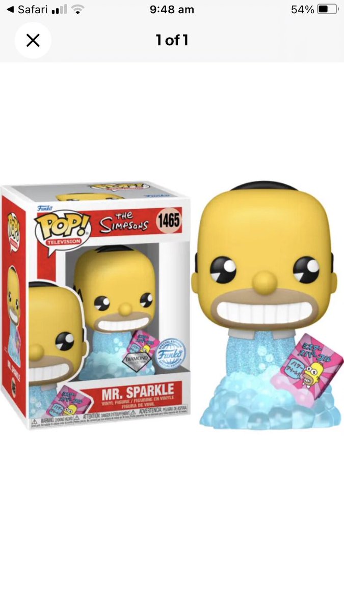 NRothapfel's tweet photo. Ah! ✨MR.SPARKLE✨🙌😍!! Todays #POPVINYL is brought to you by MATSUMURA FISHWORKS &amp; TAMARIBUCHI Heavy Manufacturing Concern! 🐟💡(yeah, ok, &amp; FUNKO) ✨✨“I’M DISRESPECTFUL TO DIRT! CAN YOU SEE THAT I AM SERIOUS??”✨✨ Haha.. ALWAYS a favourite! 🙌😍 
#TheSimpsons #MrSparkle 🐟💡 https://t.co/21pif2DfTL