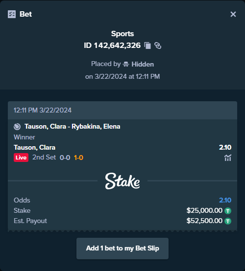 Stake High Roller tweet media