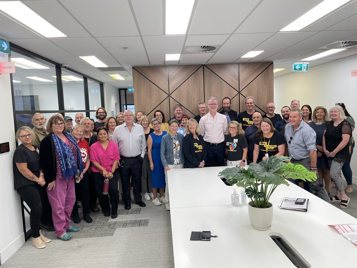 TAFEeducation's tweet photo. Big thank you to @TonySheldonNSW for addressing TAFE TA Council this morning about the Closing Loophole amendments to the Fair Work Act which improve job security for a highly casualised workforce. #RebuildWithTAFE https://t.co/HLaouZJO87