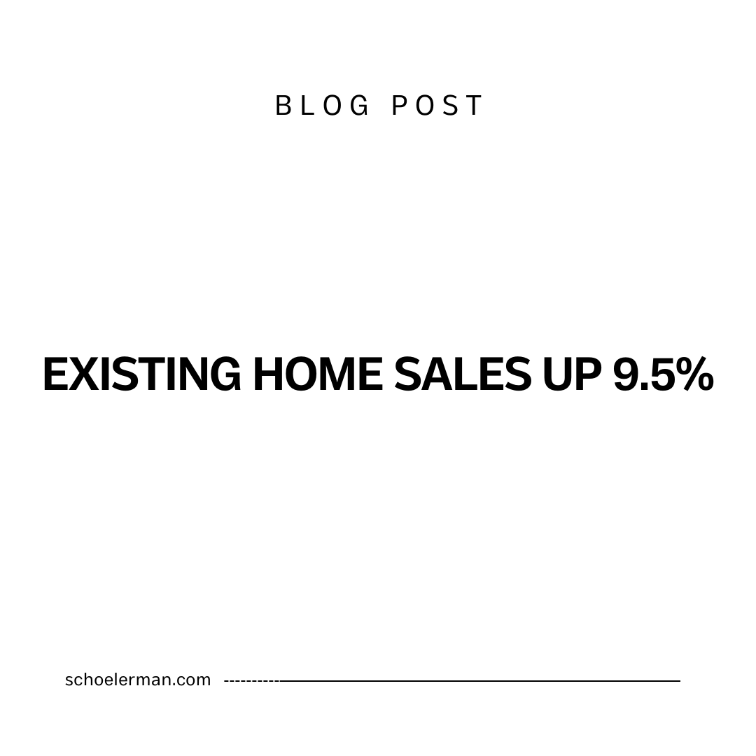 JckSchoelerman's tweet photo. Check out the latest blog post: Existing Home Sales Up 9.5% by WRE News

👉 Link to the blog post: https://t.co/ODKmPDVvNx

Coldwell Banker Global Luxury
JACKIE SCHOELERMAN I Broker Associate
650-855-9700 I jackie@schoelerman.com I CalRE# 01092400

#latestblogpost #blogpost https://t.co/eplYV6p8Aj