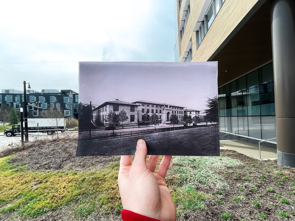 Some things may change but Hamburg Hall remains the same! This photo of Hamburg was captured circa 1920 when the building still functioned as the Main Building of the U.S. Bureau of Mines. Who else is aware of its previous identity before Heinz College took over? @CMULibraries