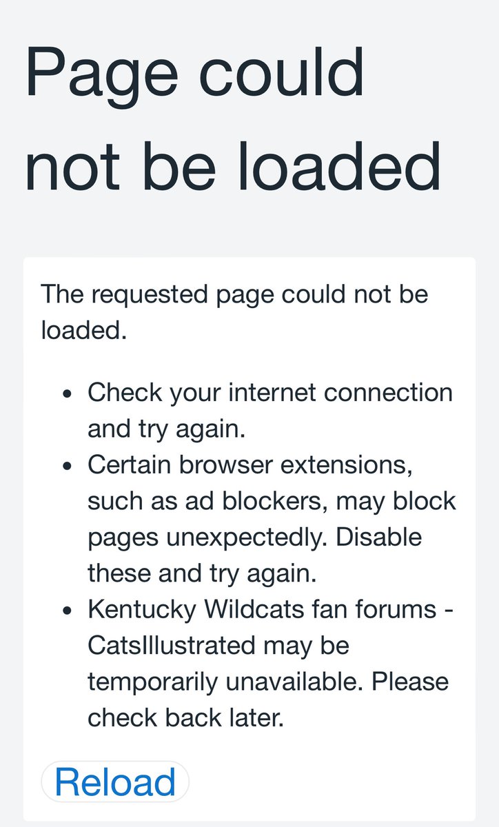 #Kentucky message boards are down! #MeltdownAlert