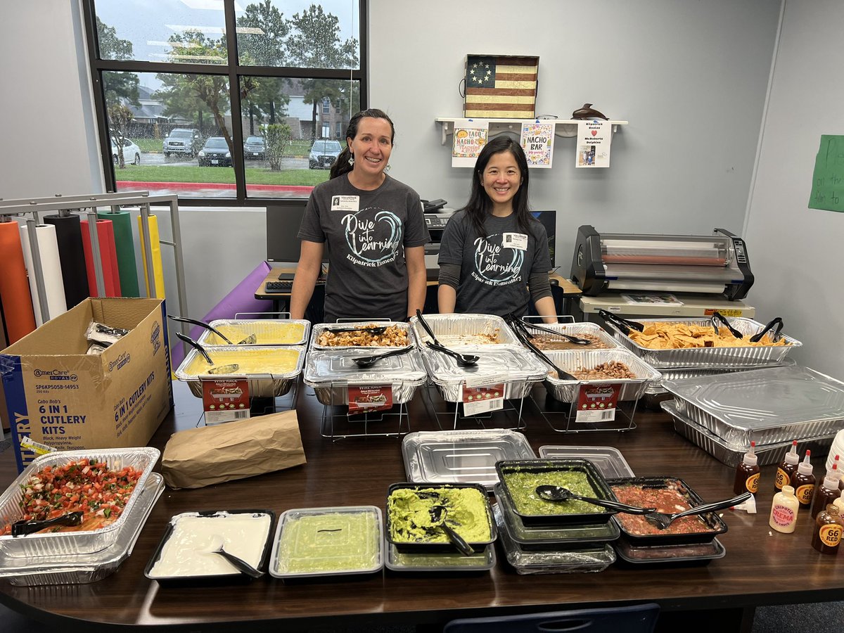 We would like to send a huge thank you to our sister school @okekoalas and their amazing PTA for treating our @PME_Katyisd to Cabo Bob’s for lunch. Thank you for blessing our staff today!