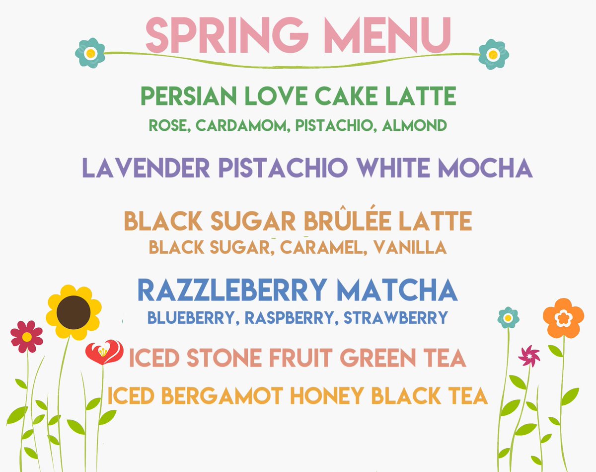 Join us tomorrow for a new Spring Drink! Open 7-2 #blueoakcoffee #springdrinks #bakersfield #bakersfieldca #bakersfieldcalifornia #downtownbakersfield #bakersfieldcoffee #bakersfieldcoffeeshop #bakersfieldcoffeeroaster #latte #icedlatte #tea #icedtea #localhoney #coffee #iced