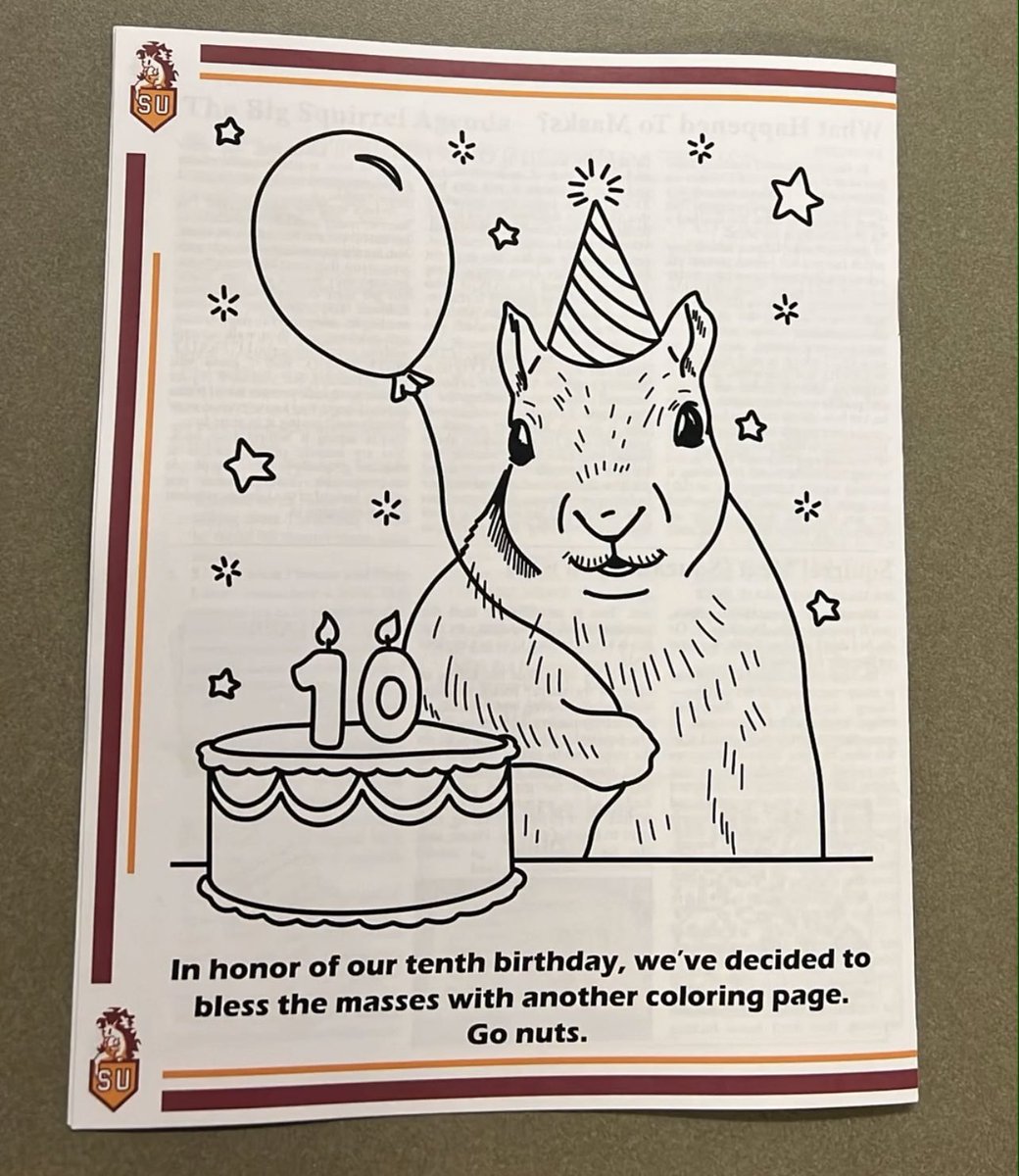a coloring page in honor of our bday <3 since we know you’re all so desperate for them 🙄