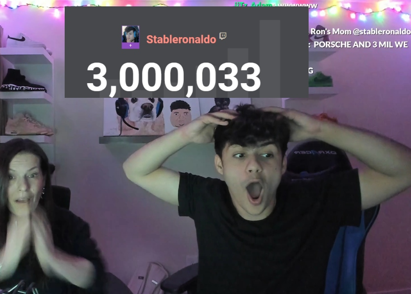 StableRonaldo's tweet photo. 3 Million followers on twitch..... Many doubted, hated, wanted to see FAIL. But we stayed strong.... and made it

Thankyou guys for believing when others didn't🙏🙏 https://t.co/R6NEjiB8AN
