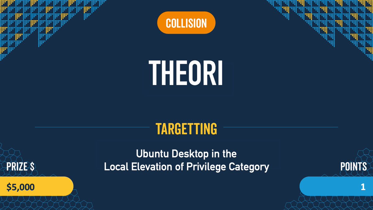 Collision: The final entry of #Pwn2Own Vancouver 2024 ends as a collision as Theori used a bug that was previously know to escalate privileges on Ubuntu desktop. He still wins $5,000 and 1 Master of Pwn point. #P20Vancouver