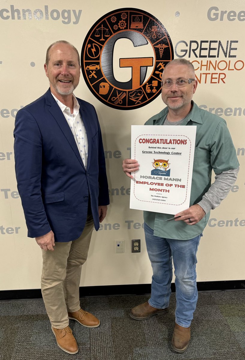 aaronflanary's tweet photo. Congratulations to Mr. Elliott GeFellers ⁦@GTC_CNC_MT⁩ for being selected teacher of the month. We appreciate ⁦@troywatkinsHM⁩ and all that he does to celebrate our educators! https://t.co/OBg0moaOK8